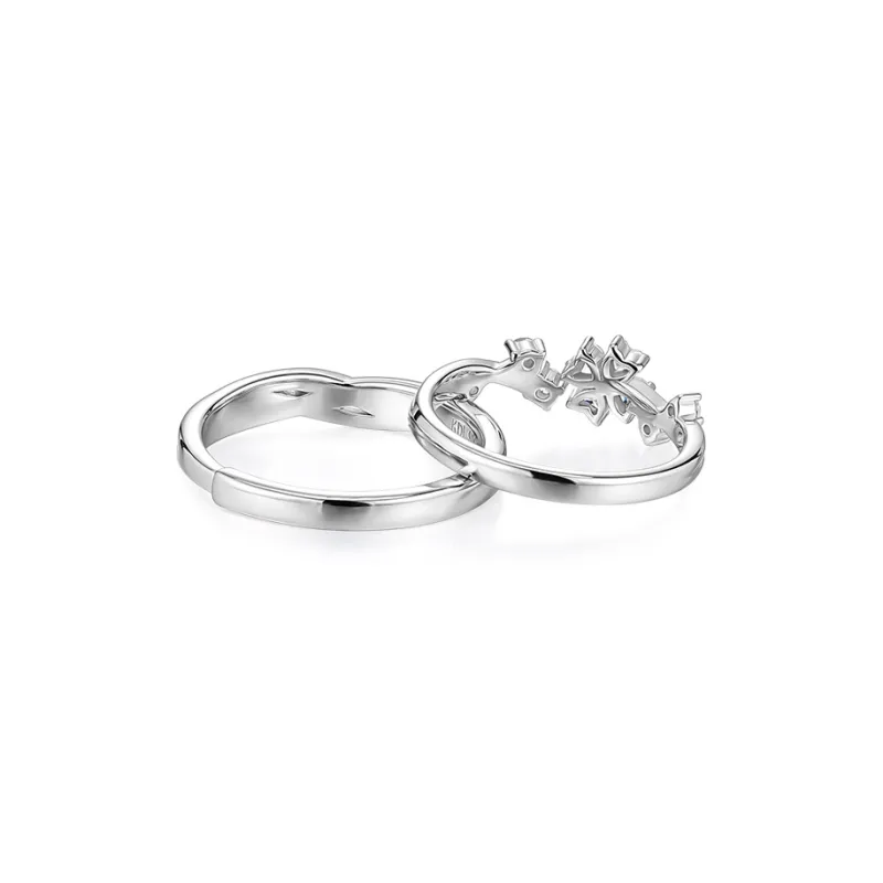 KADER 925 Sterling Silver Rings Unisex Silver White Box-2