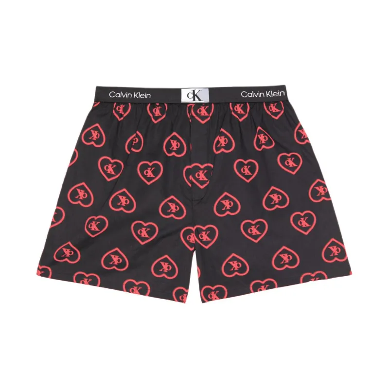 CALVIN KLEIN Underpants Men's 1 Pack Black Neon Heart-0