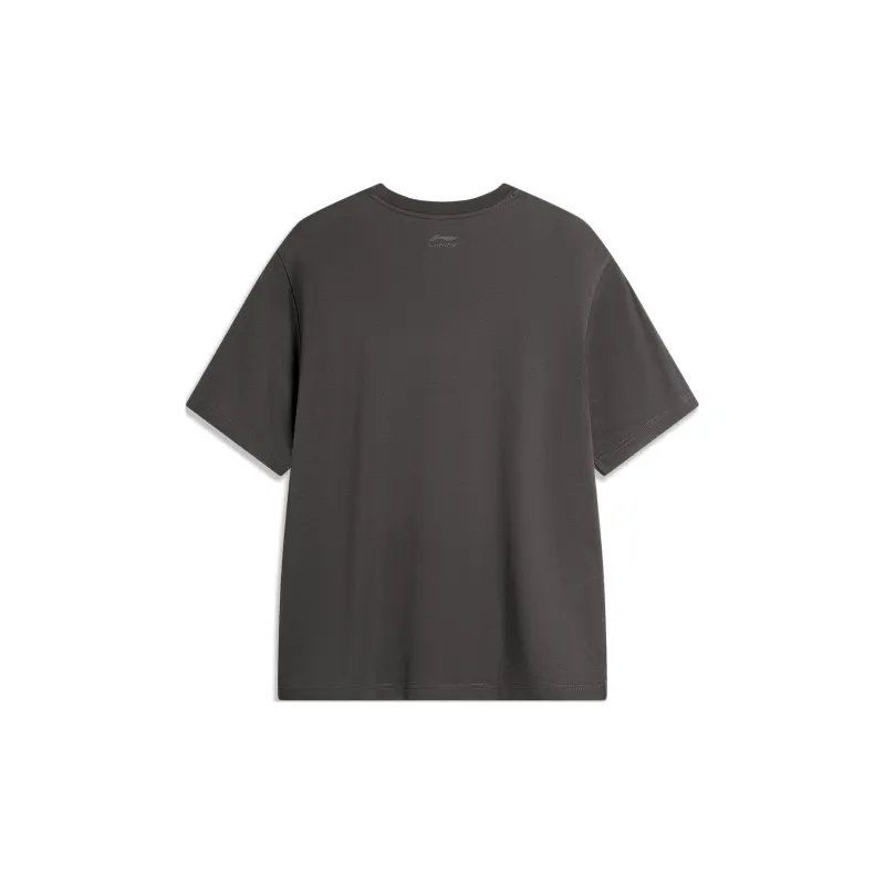 LiNing Disney T Shirt Unisex Obsidian Gray-1