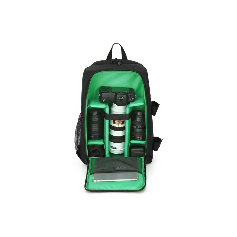 CMLZIUA Nylon Backpack Regular Unisex Green/Purple/Red/Orange/Gray-1