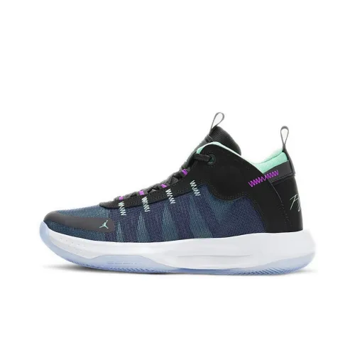 Jordan Jumpman 2020 Black Green Glow Blue Void