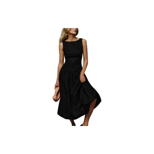 Reformation Sleeveless Dresses Women's Black