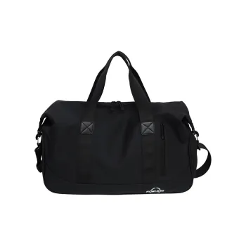 Travel Oxford Gym Bag Large Size Unisex Black/White/Khaki