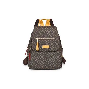 SANTA BARBARA POLO & RACQUET CLUB PVC Printed Fabric Backpack Women's