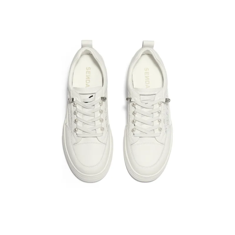 Senda Skateboard Shoes Women's White-2