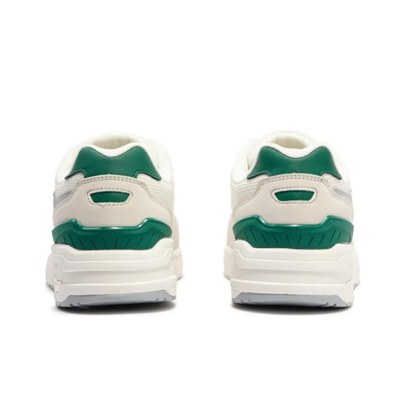 361° Cushioning Wear Resistant Low Top Casual Shoes Men's Beige White Green-3