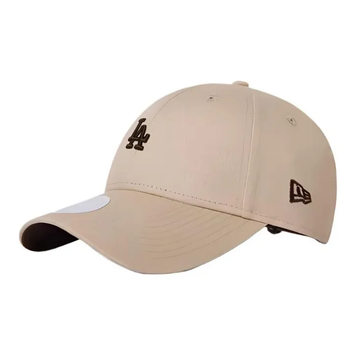 New Era Cotton Baseball Caps Women's Beige-0