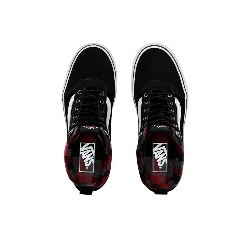 Vans Ward Hi Wear resistant Non Slip Casual Skateboarding Shoes Unisex Black-2