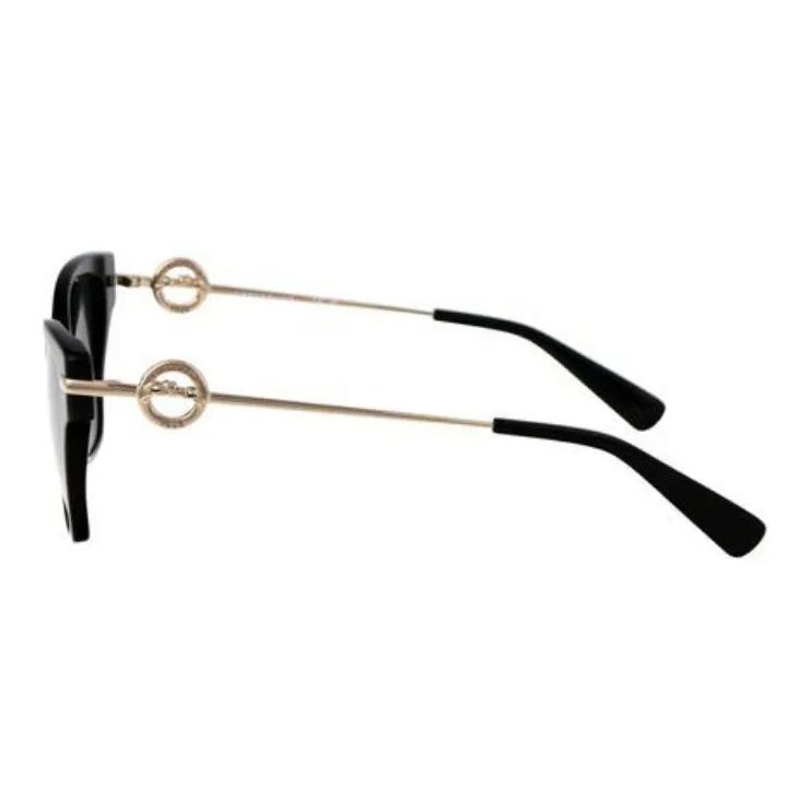 LONGCHAMP Acetate Cat Eye Sunglasses Unisex Black-3