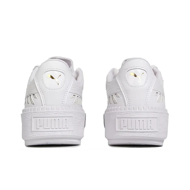 PUMA Platform Trace Metallic C Sneakers White Women's-3