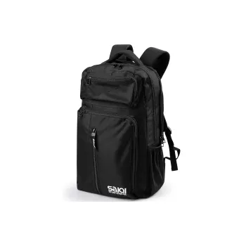 SAIQI Polyester Backpack Regular Unisex Black