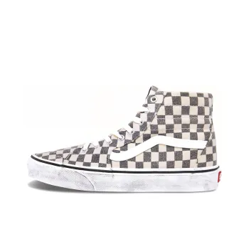 Vans Sk8 Hi Tapered Washed Asphalt True White Checkerboard