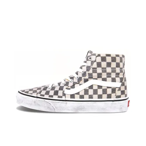 Vans SK8 Skateboard Shoes Unisex High-Top Gray/White