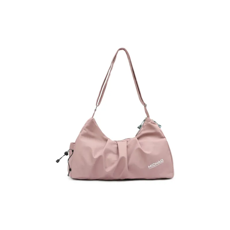 Travel Polyester Bonded EVA Gym Bag Large Size Unisex Black/Ecru/Pink/Blue-10