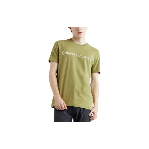 Calvin Klein T-Shirts Men Dark Arborvitae