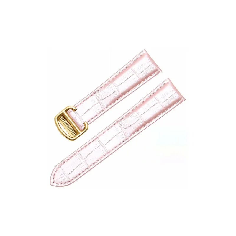 Gangjue Cartier Compatibility Watch Band Genuine Leather Material-40