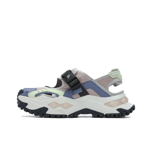 FILA FUSION Bianco Beach Sandals Women's Smoke Rose Pink/Blue Ice