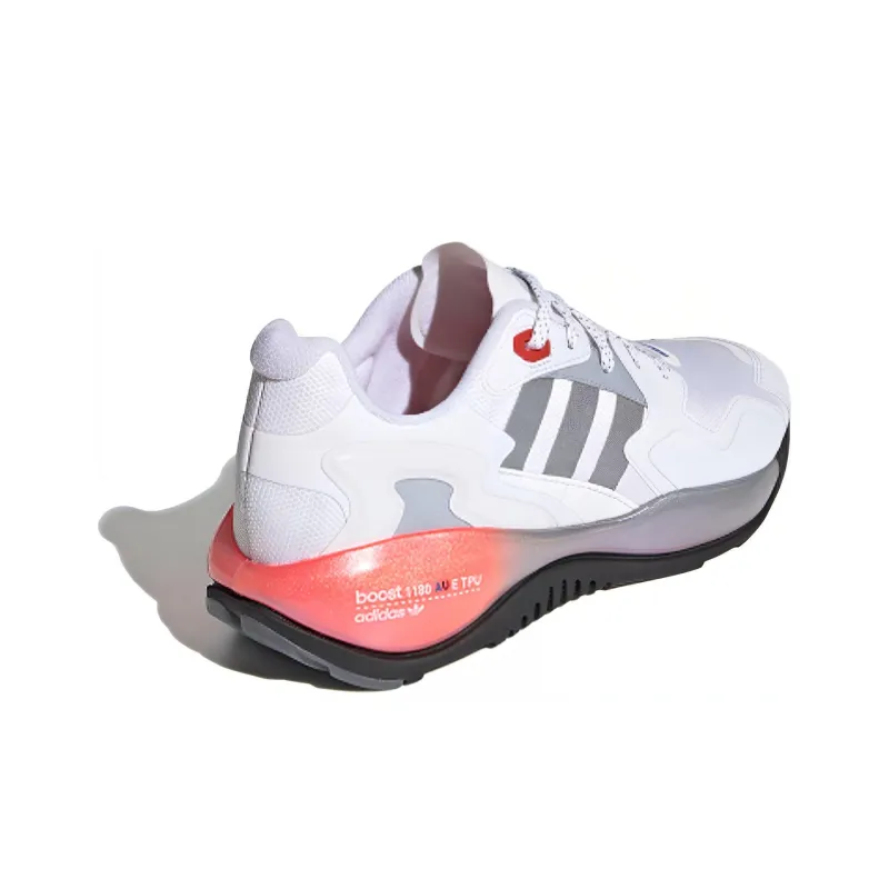 Adidas Originals Zx Alkyne Shoes 'White Silver Red'-3