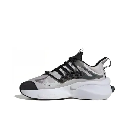 Adidas Alphaboost V1 Grey Core Black Silver Metallic Women's
