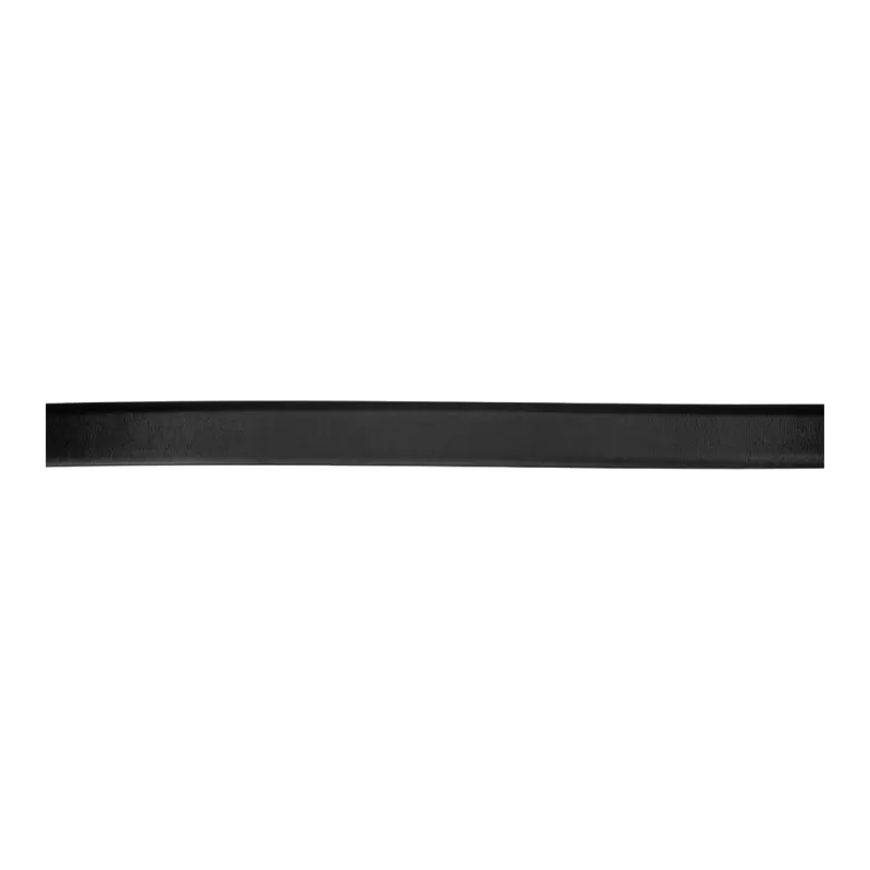 DIESEL Letter Logo Smooth Buckle Leather Belts Women's Black Width 3CM-1
