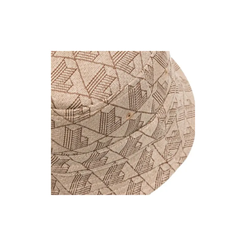 LACOSTE Polyester Bucket Hats Men's Brown-2