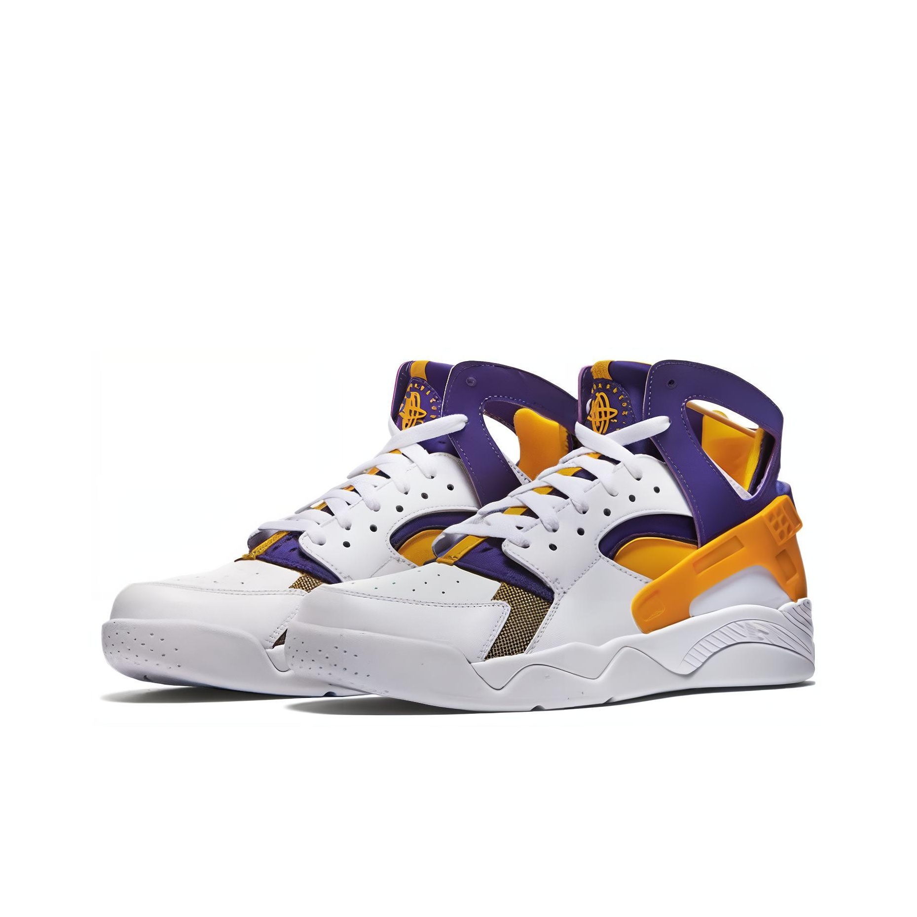 Nike flight huarache lakers best sale