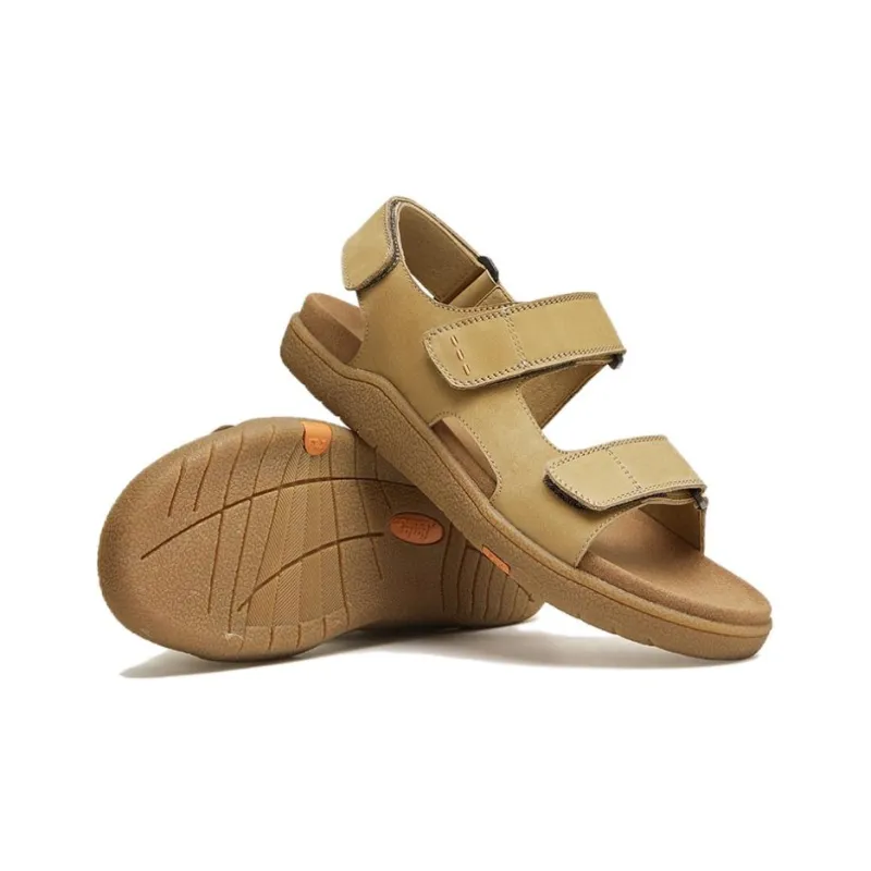 BATA Beach Sandals Men Black, Brown-8