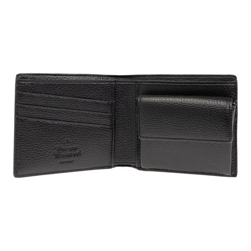 Vivienne Westwood Recycled Polyurethane Wallet Men's Black-3