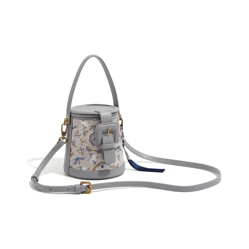 MISS GAIL Artificial Leather Shoulder Bag, Crossbody Bag, Handbag Women's Gray-1