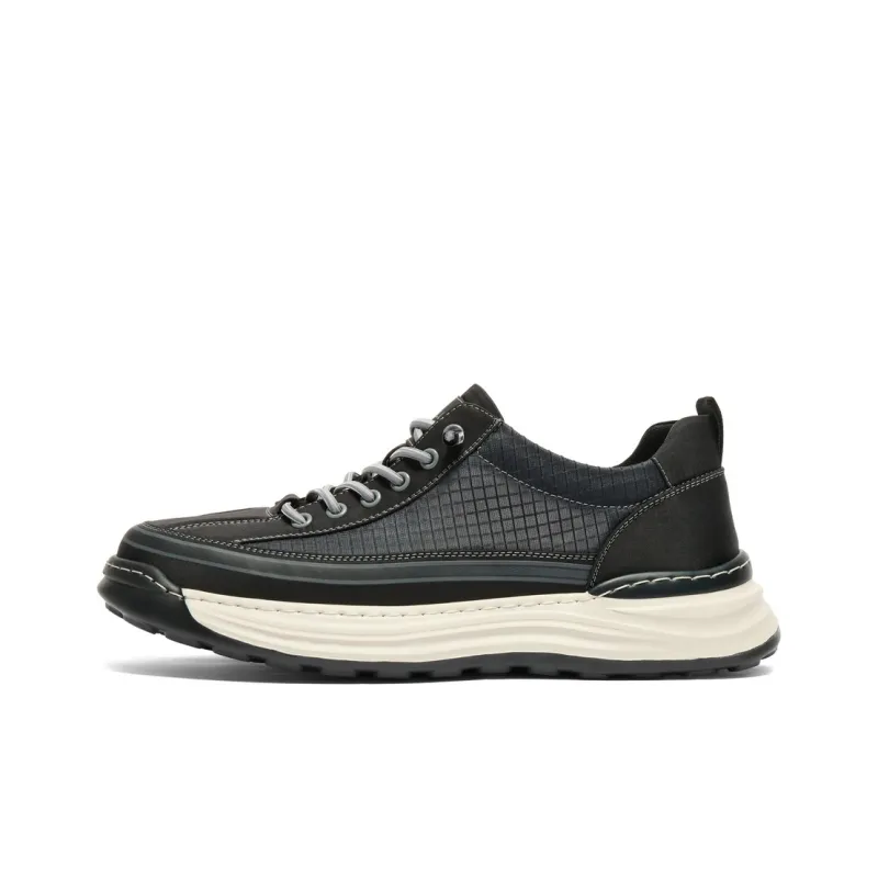 BELLE Casual Shoes Men's Black, Apricot-5