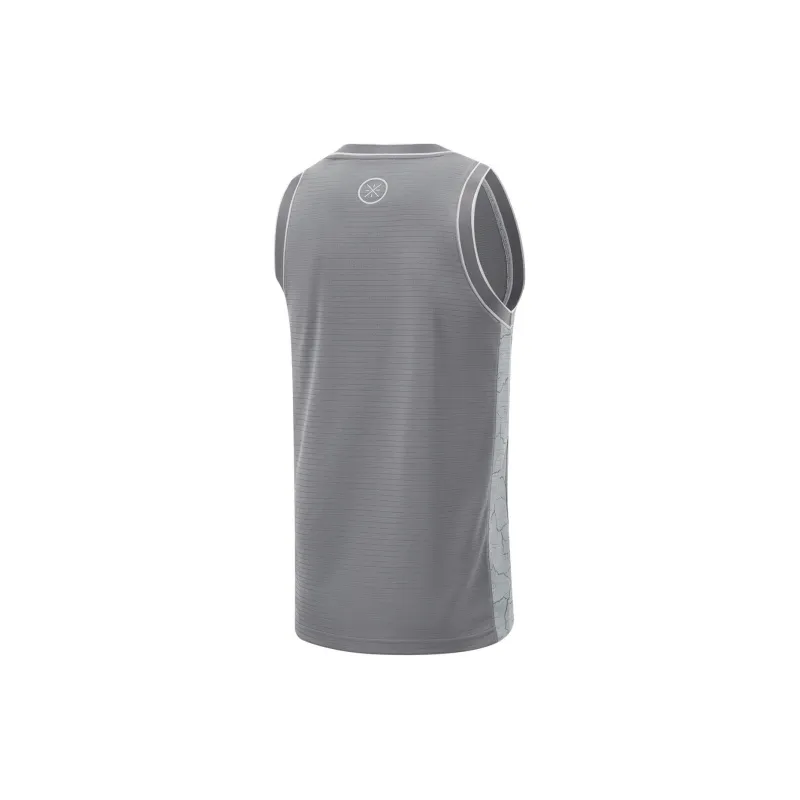 LiNing Basketball Jerseys Men's Shadow Gray-1