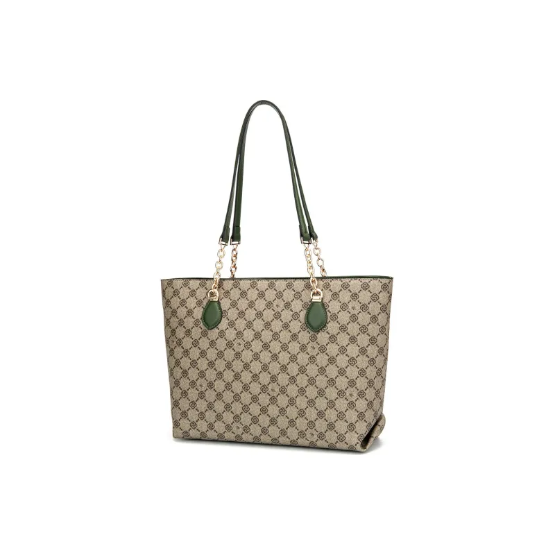 SANTA BARBARA POLO & RACQUET CLUB PVC Tote Shoulder Bag Handbag Large Size Women's-6
