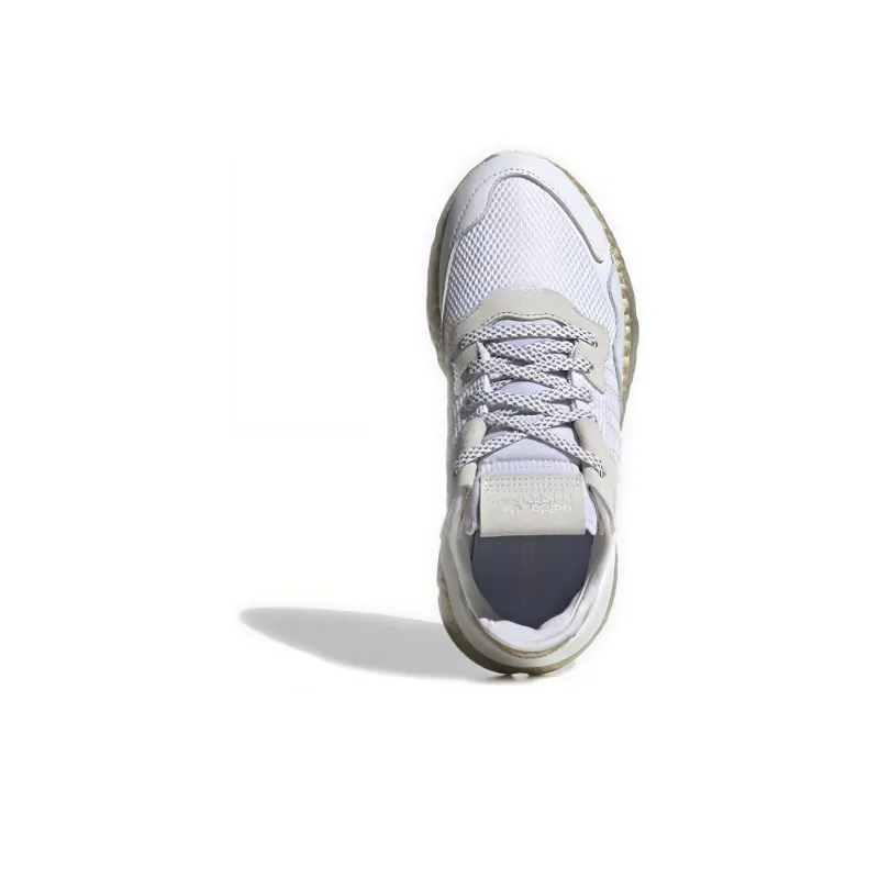 Adidas Nite Jogger Cloud White Periwinkle Women's-4