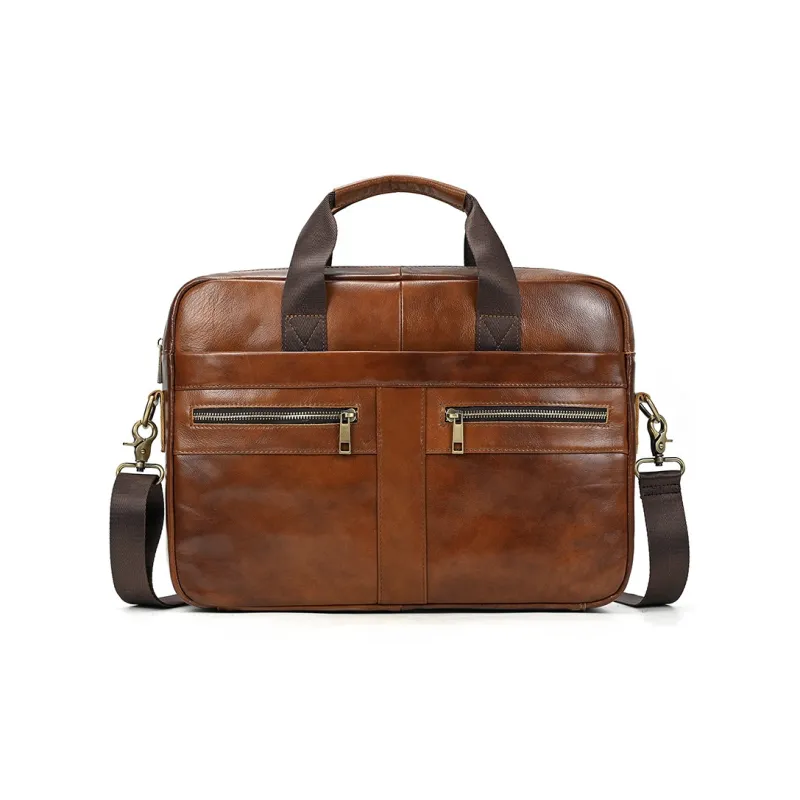 DOSRFINI Genuine Leather Cow Leather Briefcases Men's-30