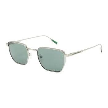 LACOSTE Logo engraved Geometric frame Sunglasses