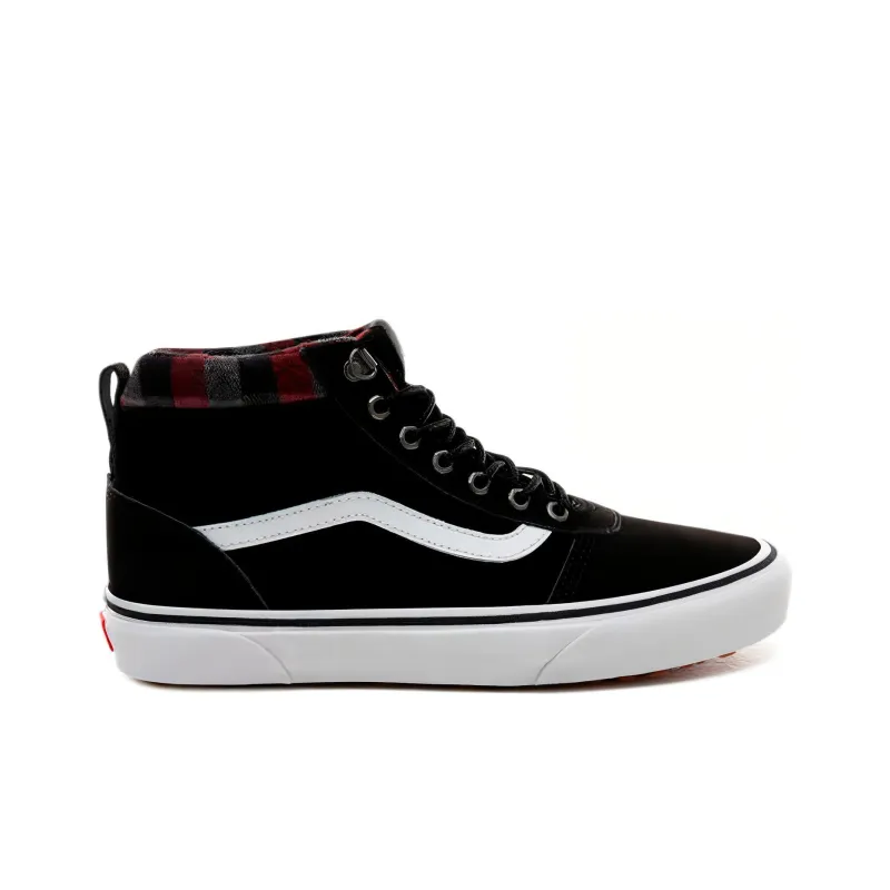 Vans Ward Hi Wear resistant Non Slip Casual Skateboarding Shoes Unisex Black-1