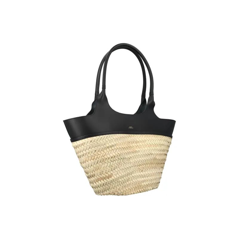A.P.C Panier Tanger Straw Tote Bag-1