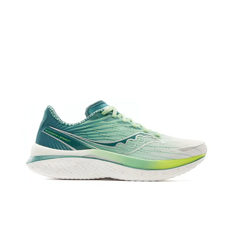 Saucony Endorphin Speed 3 Breathable Low-Top Running Shoes Women's Green-1