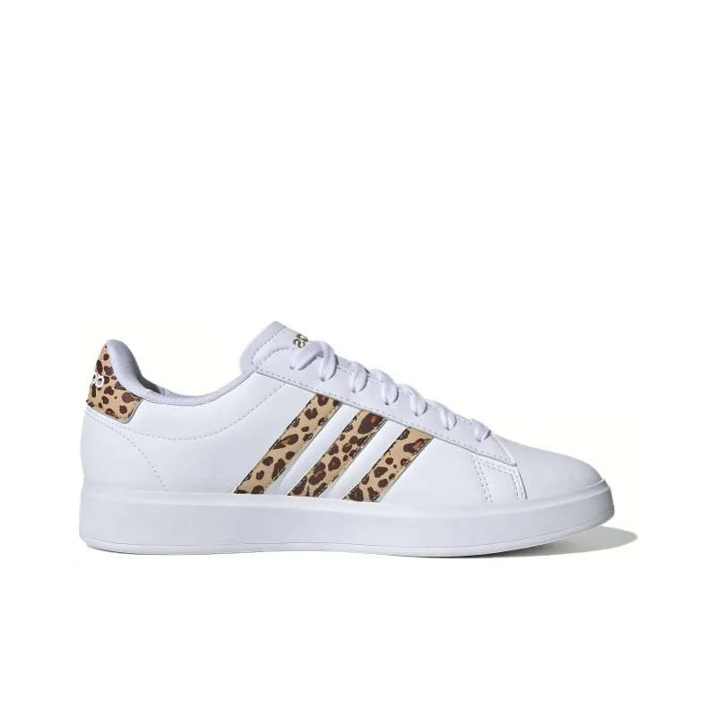 Adidas Grand Court 2.0 Cloud White Magic Beige Matte Gold Women's-2