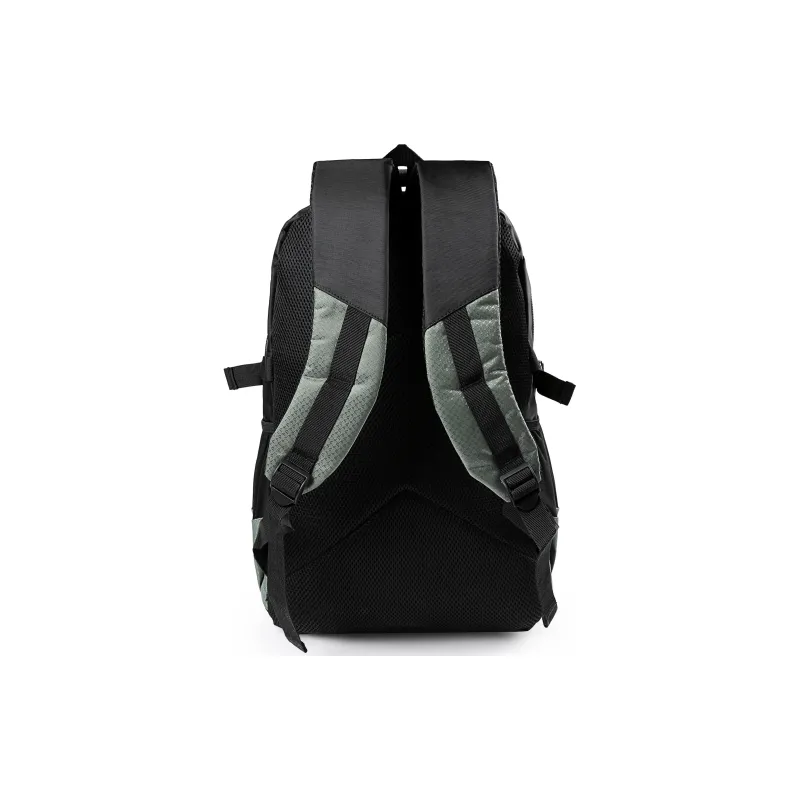 SAIQI Polyester Backpack Regular Men's Black/Gray-3