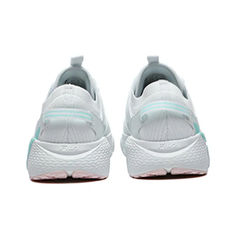 FILA MIND ELITE Cushioning Anti Slip And Wear Resistant Low Top Training Shoes Women's White Blue-3