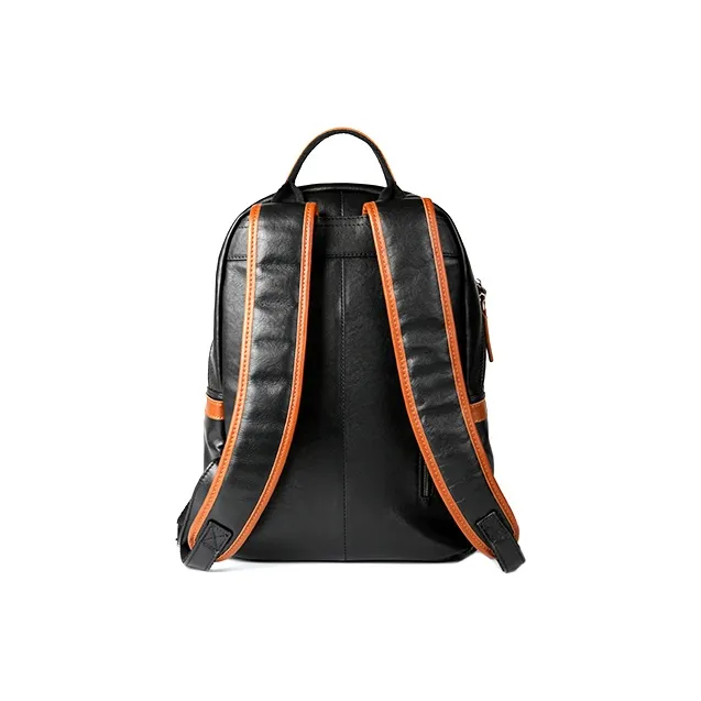 DOSRFINI Genuine Leather Top Grain Tanned Cow Leather Backpack-2