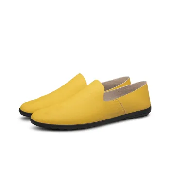 XIMO BULL Men's Casual Shoes Men Low Top Yellow, Black