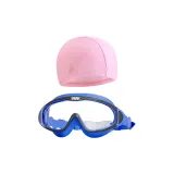 Black Blue+Pink Swimming Cap
