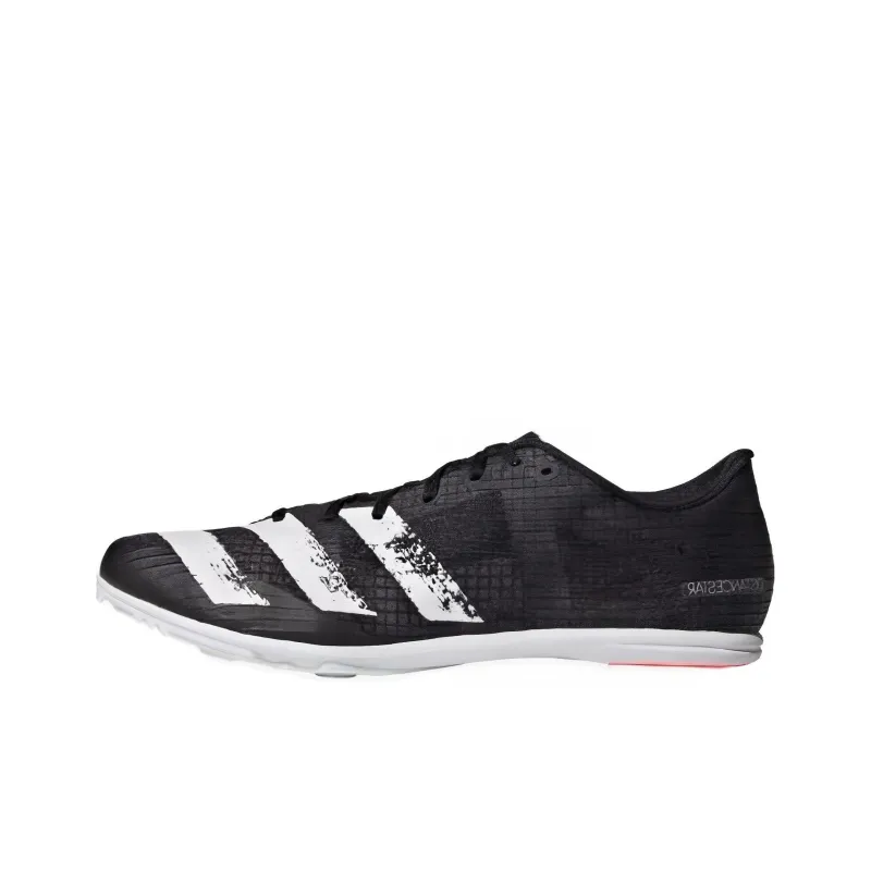 Adidas Distancestar Cushioning Anti-Slip And Wear-Resistant Low-Top Running Shoes Women's Black White-0