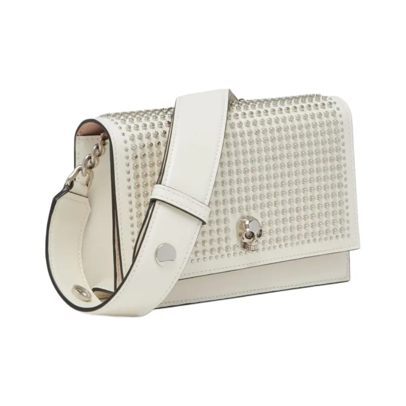 Alexander McQueen Skull Cow Leather Shoulder Bag Small Size Women's-2