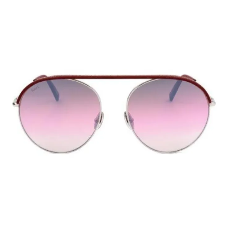 TOD'S Browline Sunglasses Unisex Red-1