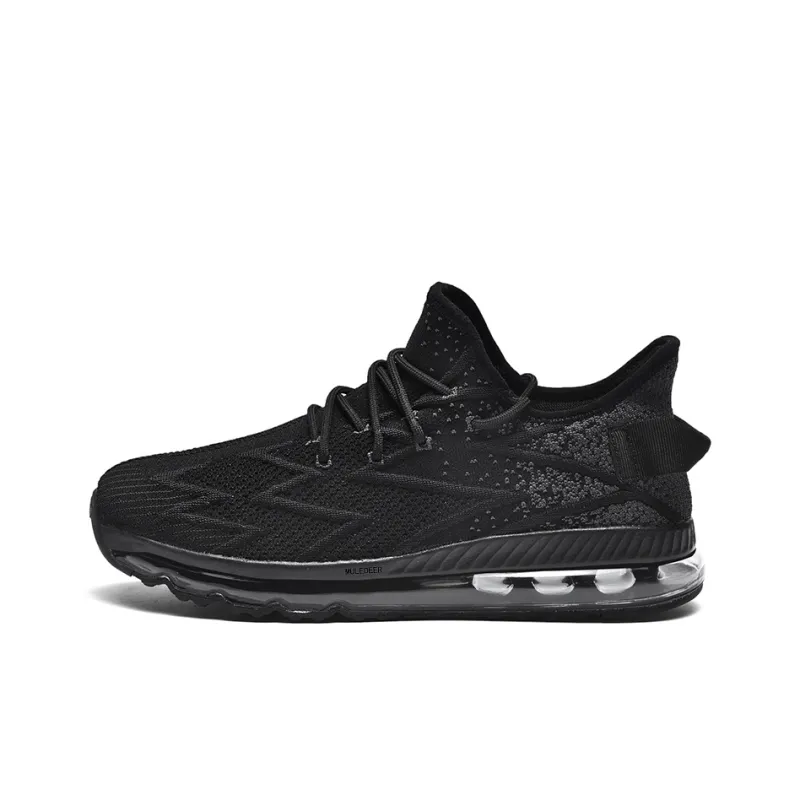 Black tailed Deer Breathable Low Top Running Shoes Men's-5