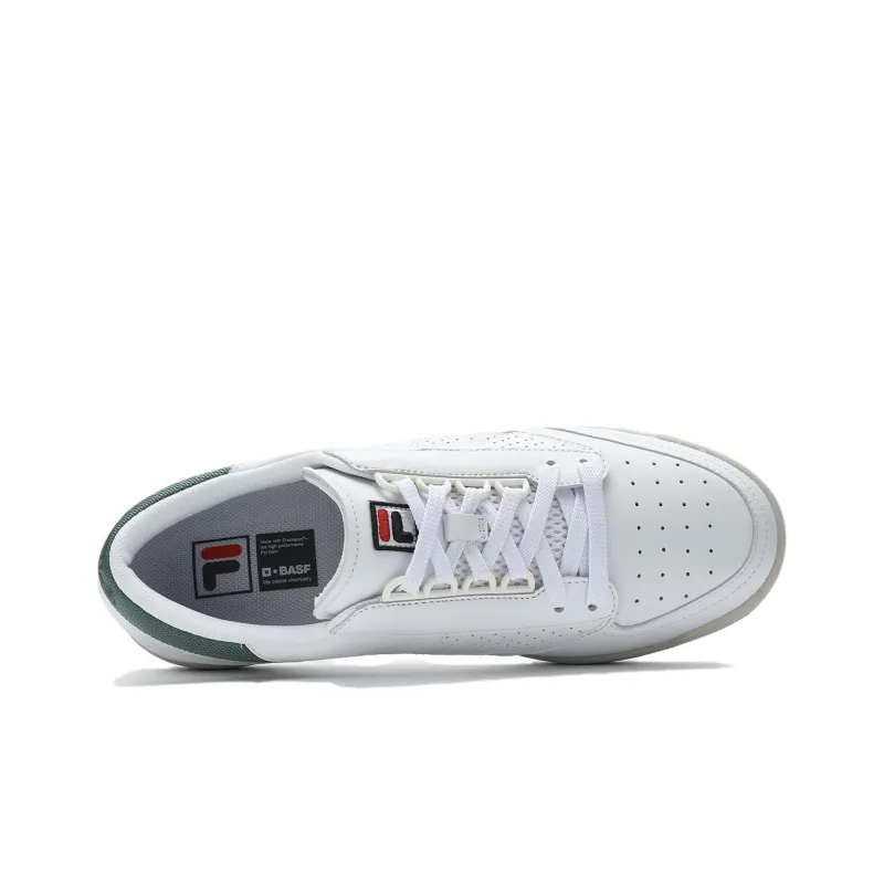 FILA FX-2 Anti-Slip Wear-Resistant Low-Top Skateboard Shoes Men's White Green-2