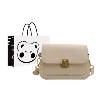 NX DOUGHNUT PU Shoulder Bag Crossbody Bag Regular Unisex Black/Brown/Khaki/White